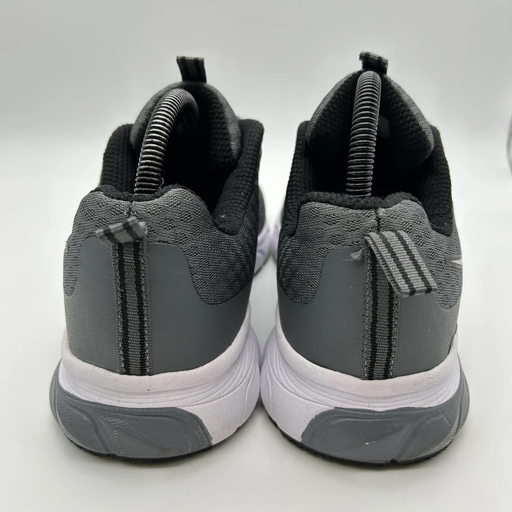 Crane Shoes Mens Size 9.5 Memory Foam Gray Athletic Running Sneakers Aldi 52270